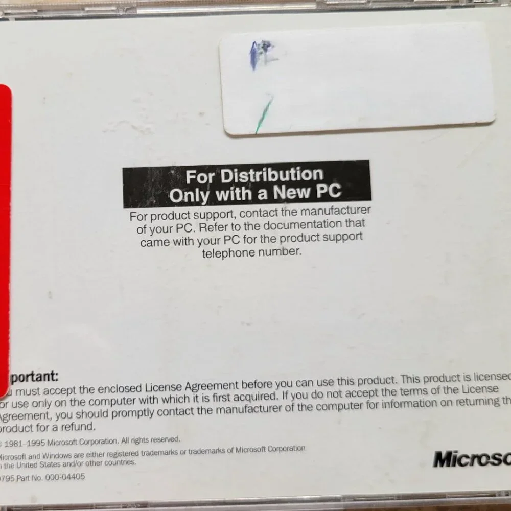 Vintage CD - Microsoft Works, Part No. 57345OEM